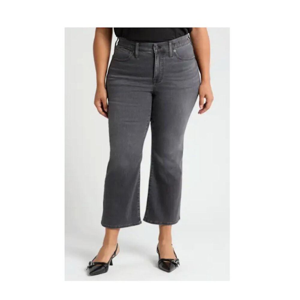 Madewell Kick Out Crop Jeans (Cordoba Wash) (Plus) Size: 20W